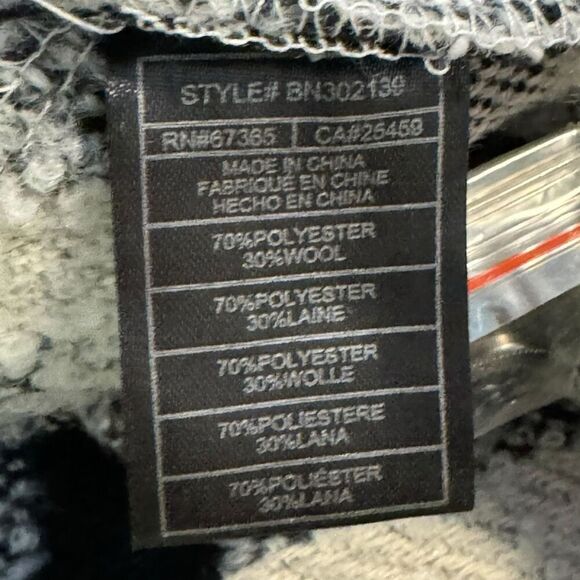 NEW Steve Madden Women’s XL Eldridge Shirt Jacket Shacket in Black Multi NWT - Picture 4 of 8